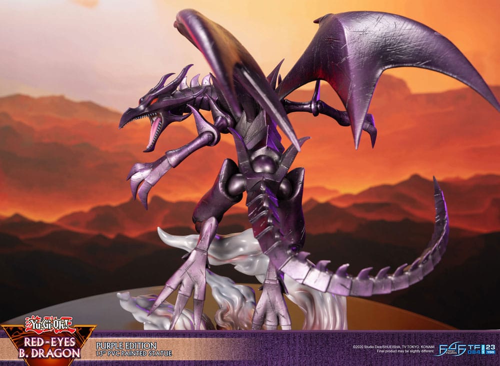 Yu-Gi-Oh! PVC Statue Red-Eyes B. Dragon Purple Colour 33 cm