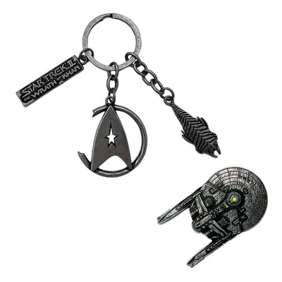 Star Trek II: The Wrath of Khan CHS Keychain and Pin Set