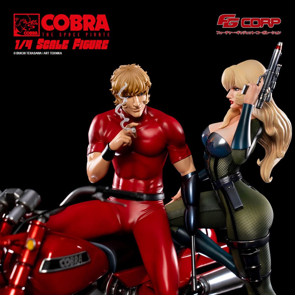 Space Pirate Cobra Statue 1/4 Cobra &amp; Jane Royal (Spacesuit Ver.) 47 cm