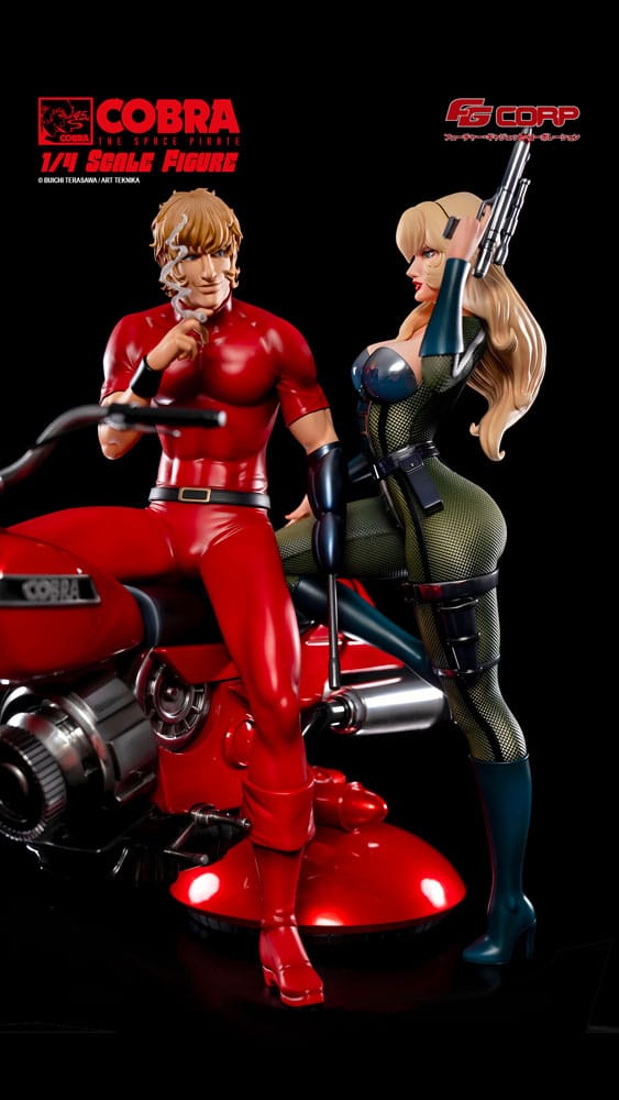 Space Pirate Cobra Statue 1/4 Cobra &amp; Jane Royal (Spacesuit Ver.) 47 cm