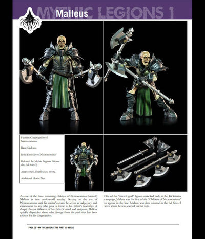 Mythic Legions: The First 10 Year Book Hardcover