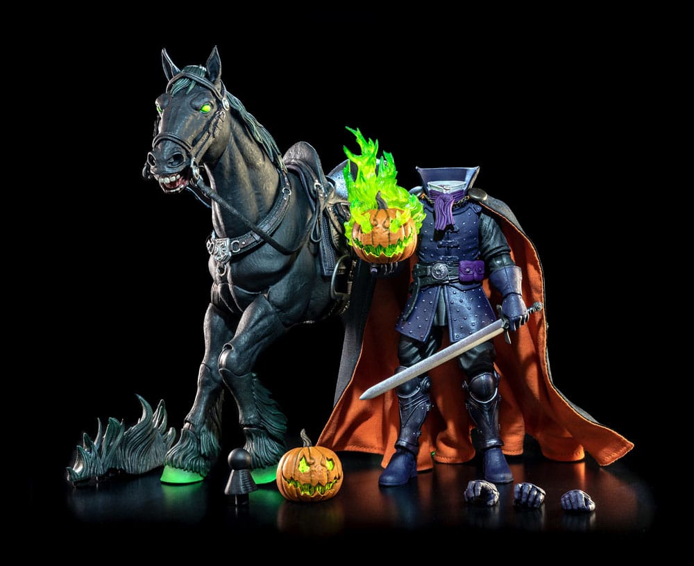 Figura Obscura Actionfigur Headless Horseman Green Spectral