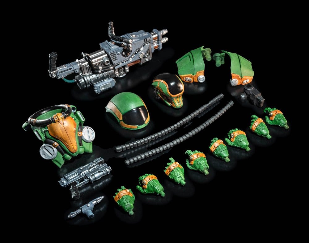 Cosmic Legions Actionfigur T.U.5.C.C. Heavy Gunner - Damaged packaging