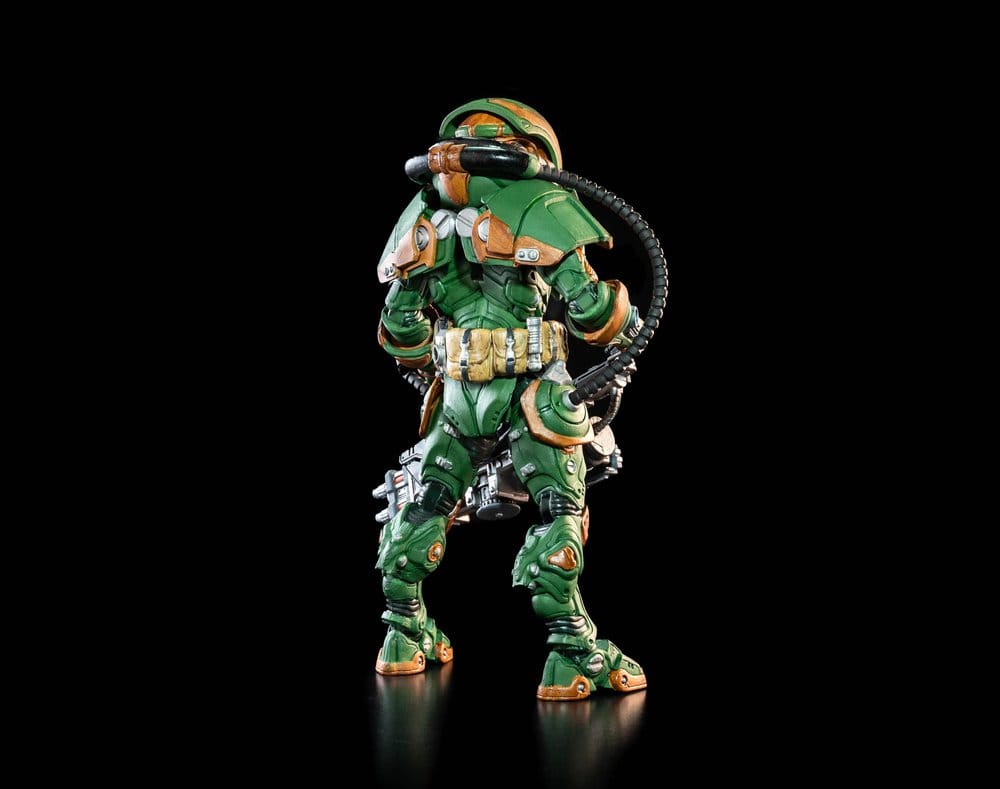 Cosmic Legions Actionfigur T.U.5.C.C. Heavy Gunner - Damaged packaging