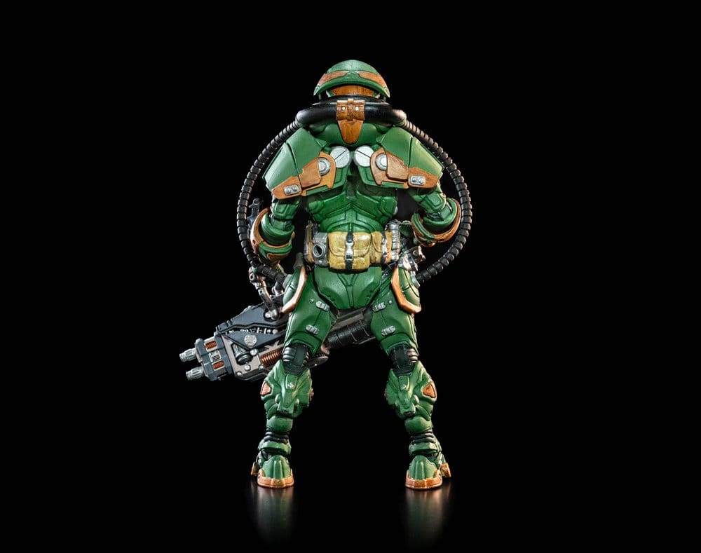 Cosmic Legions Actionfigur T.U.5.C.C. Heavy Gunner - Damaged packaging