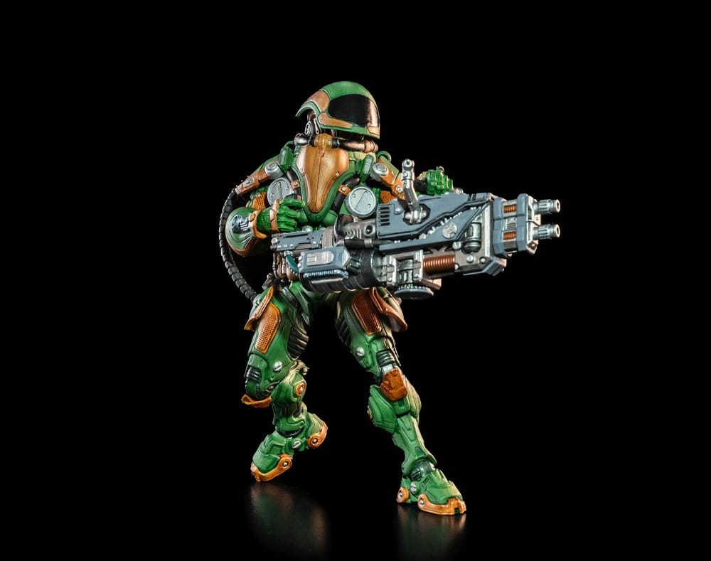 Cosmic Legions Actionfigur T.U.5.C.C. Heavy Gunner - Damaged packaging