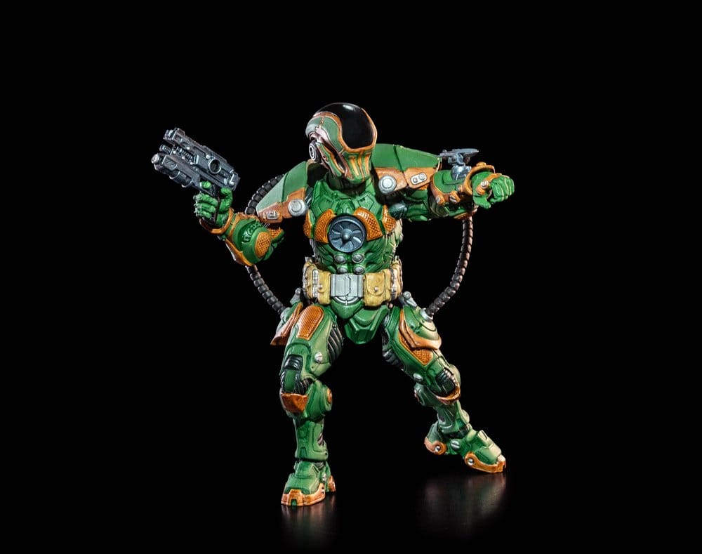 Cosmic Legions Actionfigur T.U.5.C.C. Heavy Gunner - Damaged packaging