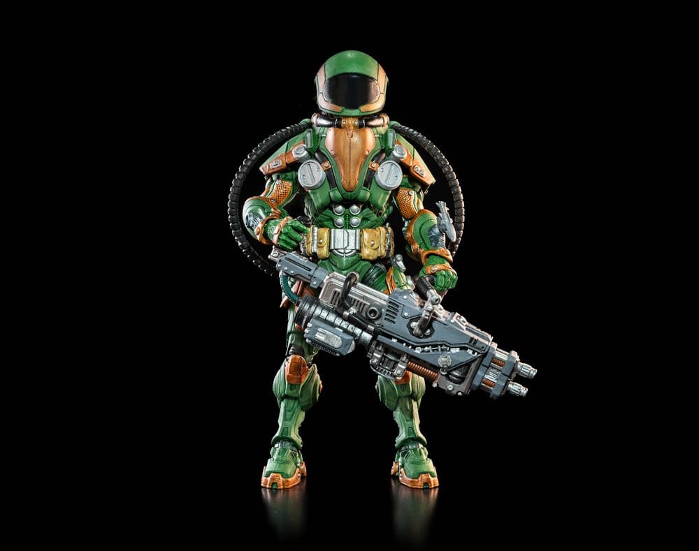 Cosmic Legions Actionfigur T.U.5.C.C. Heavy Gunner - Damaged packaging