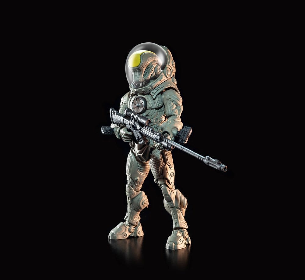 Cosmic Legions Actionfigur T.U.5.C.C. Sentry Legion Builder  - Damaged packaging
