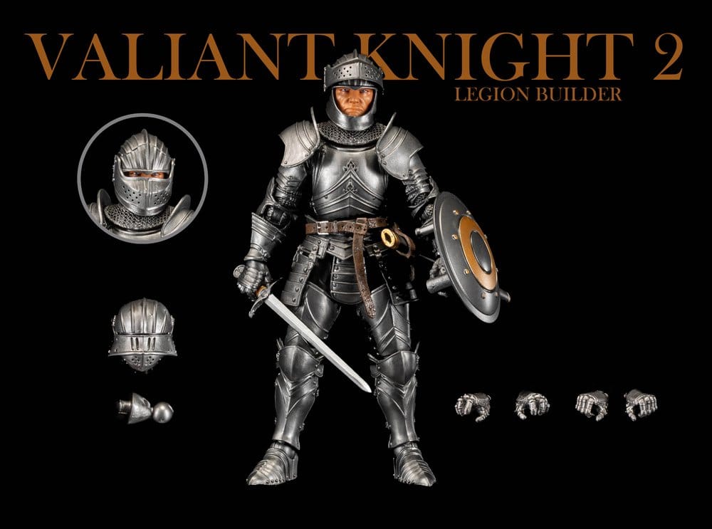 Mythic Legions: Reinforcement 3 Action Figure Valiant Knight 2 Legion Builder