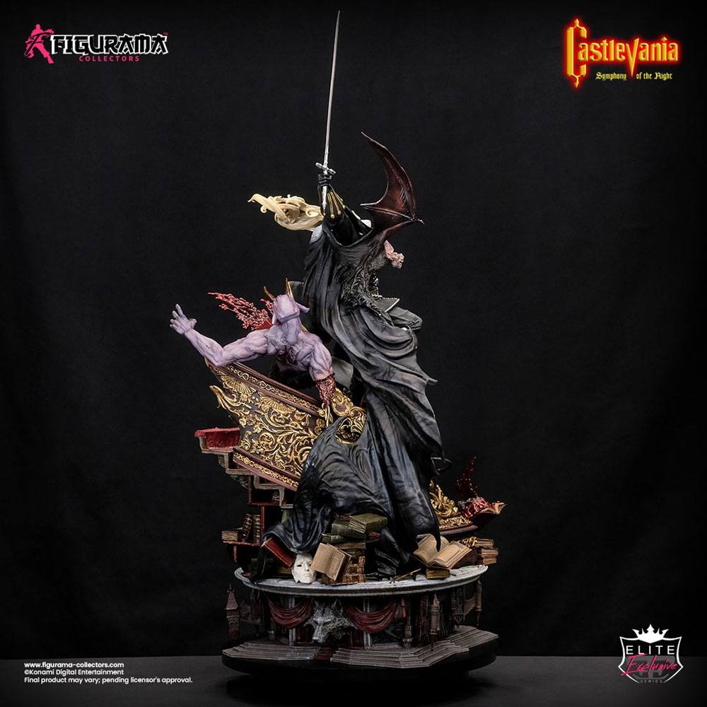 Castlevania: Symphony of the Night Elite Exclusive Statue 1/6 Alucard & Richter Belmont 91 cm