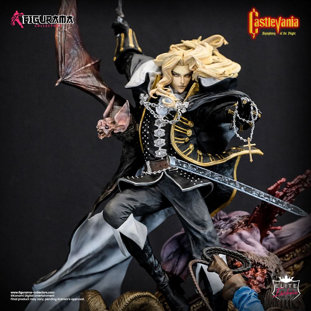 Castlevania: Symphony of the Night Elite Exclusive Statue 1/6 Alucard & Richter Belmont 91 cm