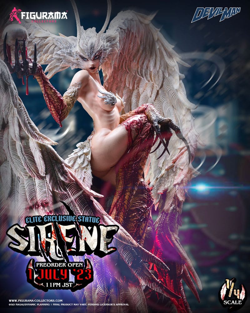 Devilman Elite Exclusive Statue 1/4 Mermaids 67 cm