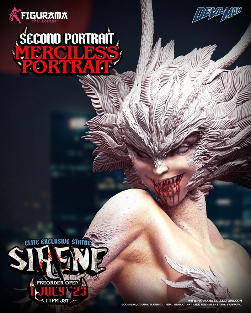 Devilman Elite Exclusive Statue 1/4 Sirene 67 cm