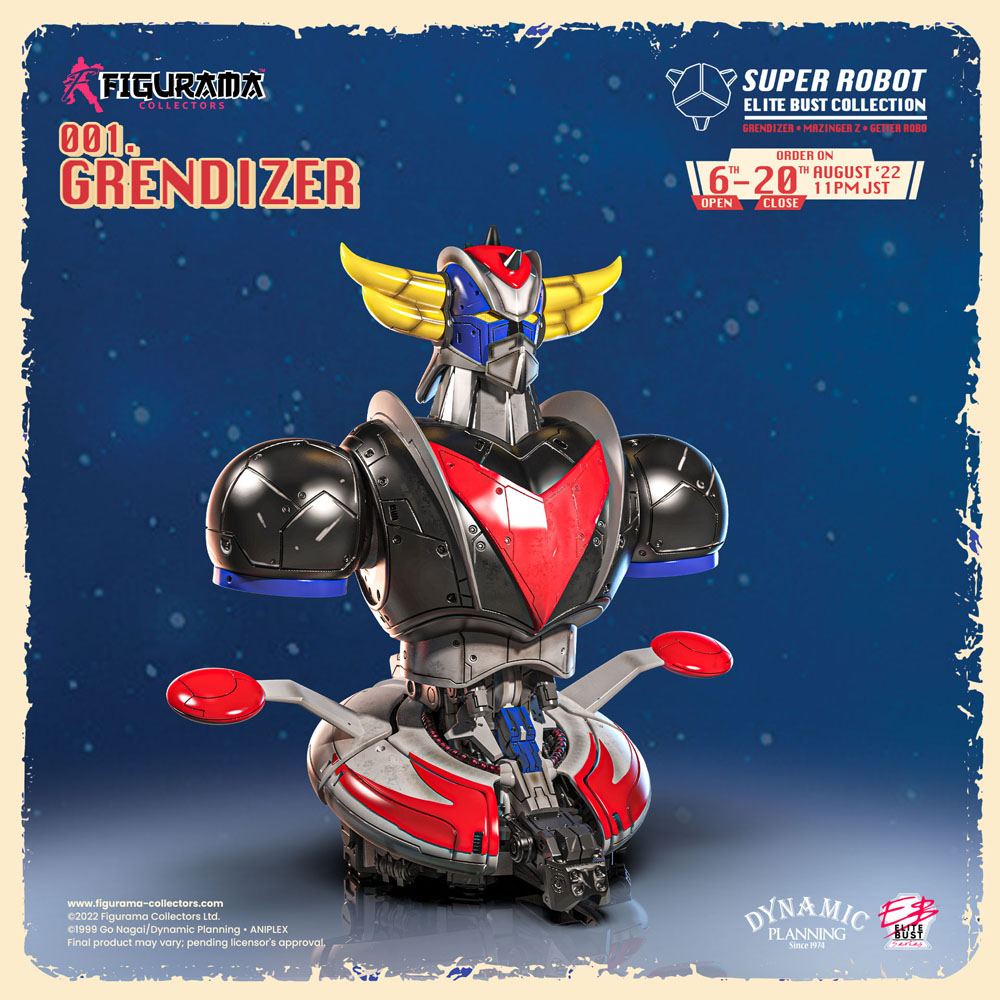 UFO Robot Grendizer Super Robot Elite Bust 1/3 Grendizer 26 cm