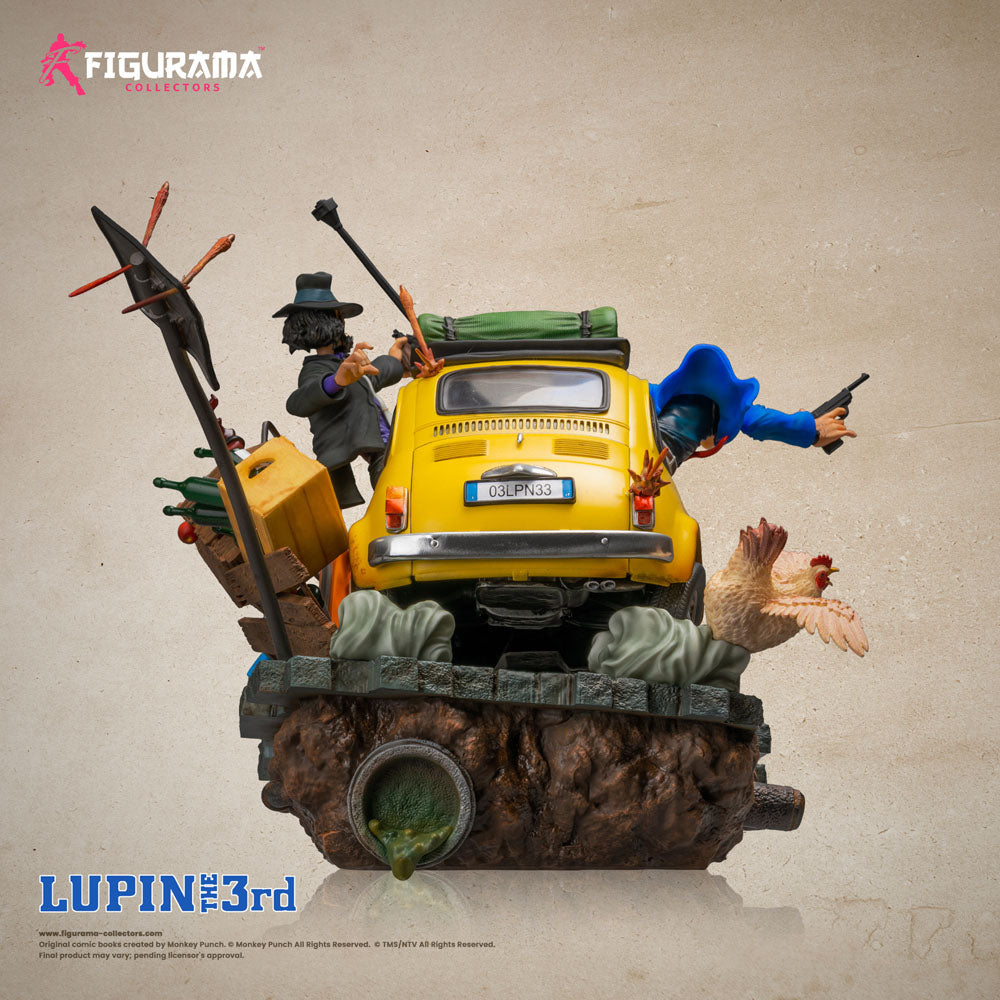 Lupine III Elite Diorama Statue 1/8 Lupine, Jigen &amp; Fujiko 31 cm