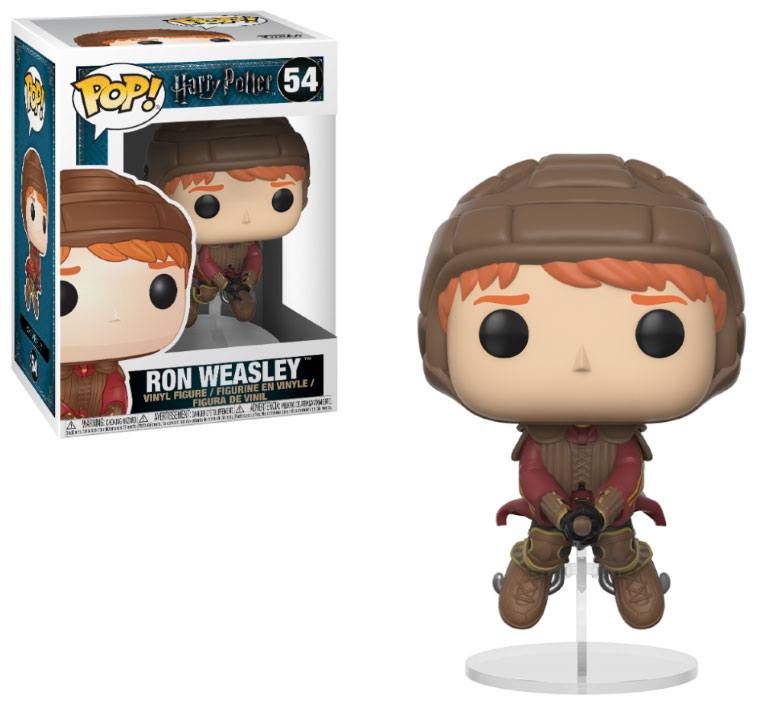 Harry Potter POP! Movies Vinyl Figure Ron on Broom 9 cm