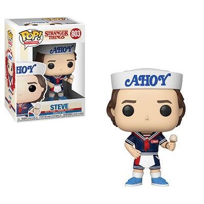 Stranger Things POP! TV Vinyl Figure Steve with Hat and Ice Cream 9 cm