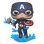 Avengers: Endgame POP! Movies Vinyl Figure Captain America w/Broken Shield & Mjölnir 9 cm