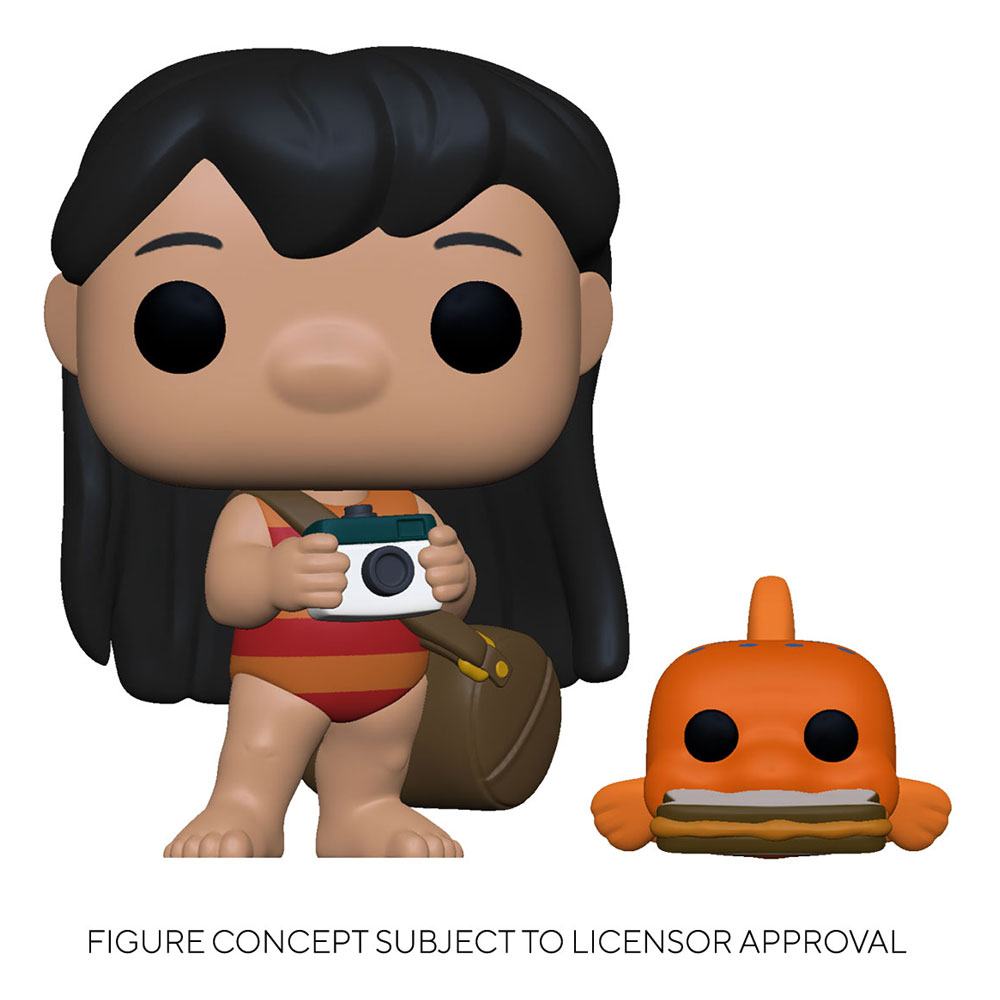 Lilo &amp; Stitch POP! &amp; Buddy Vinyl Figure Lilo w/Pudge 9cm