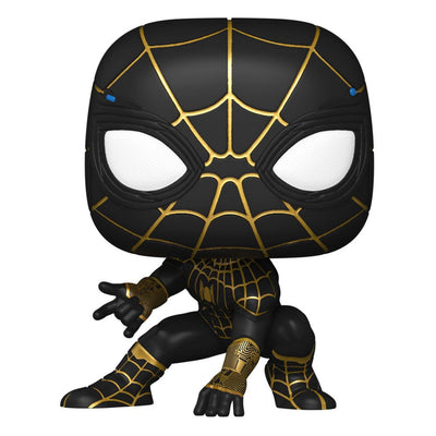 Spider-Man: No Way Home POP! Vinyl Figure Spider-Man (Black &amp; Gold Suit) 9 cm
