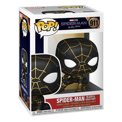 Spider-Man: No Way Home POP! Vinyl Figure Spider-Man (Black &amp; Gold Suit) 9 cm