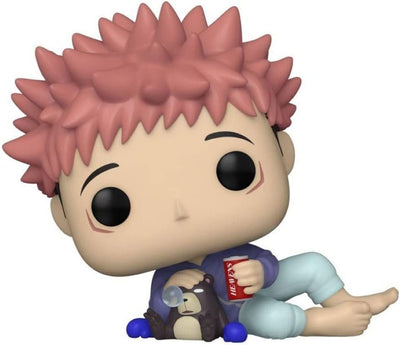 Jujutsu Kaisen POP! Animation Vinyl Figure Itadori w/ Tsukamoto Doll 9 cm