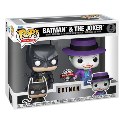 Batman (1989) POP! Heroes Vinyl Figures 2-Pack Batman & The Joker 9 cm