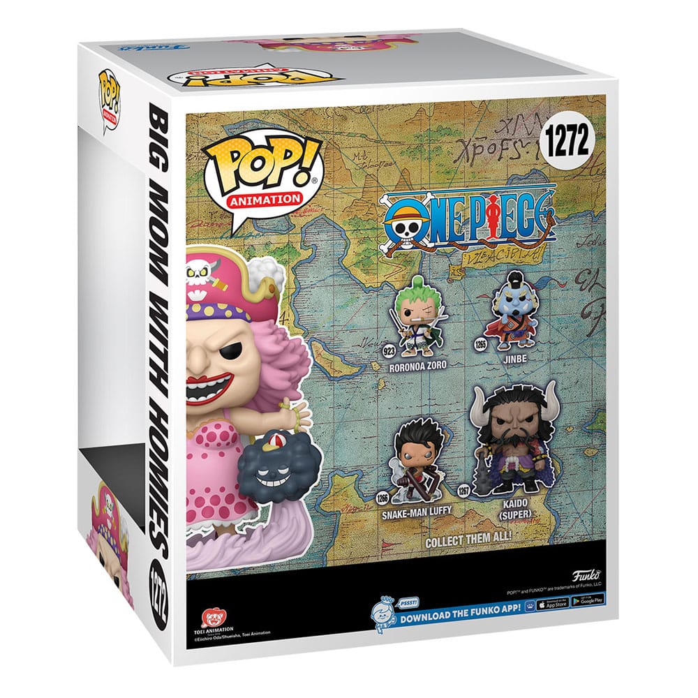 One Piece Super Sized POP! Animation Vinyl Figure Big Mom w/Homies 15 cm