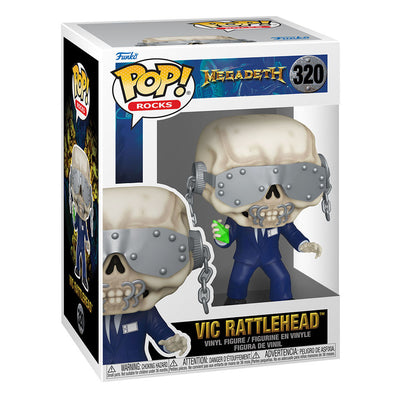 Megadeth POP! Rocks Vinyl Figure Vic Rattlehead 9 cm