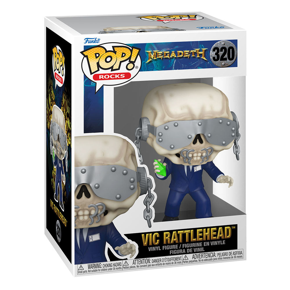 Megadeth POP! Rocks Vinyl Figure Vic Rattlehead 9cm