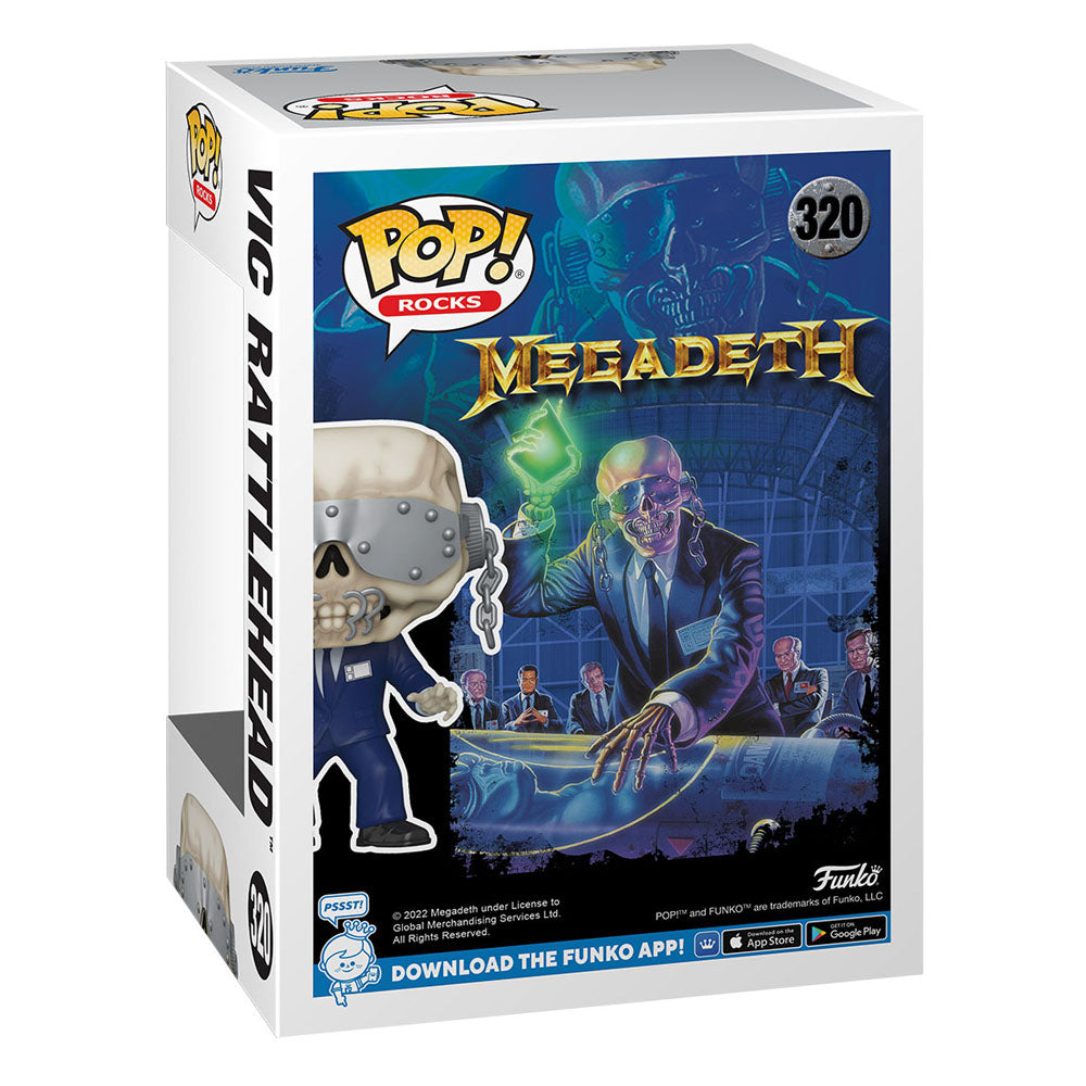 Megadeth POP! Rocks Vinyl Figure Vic Rattlehead 9cm