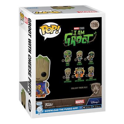 I Am Groot POP! Vinyl Figure Groot w/Cheese Puffs 9 cm