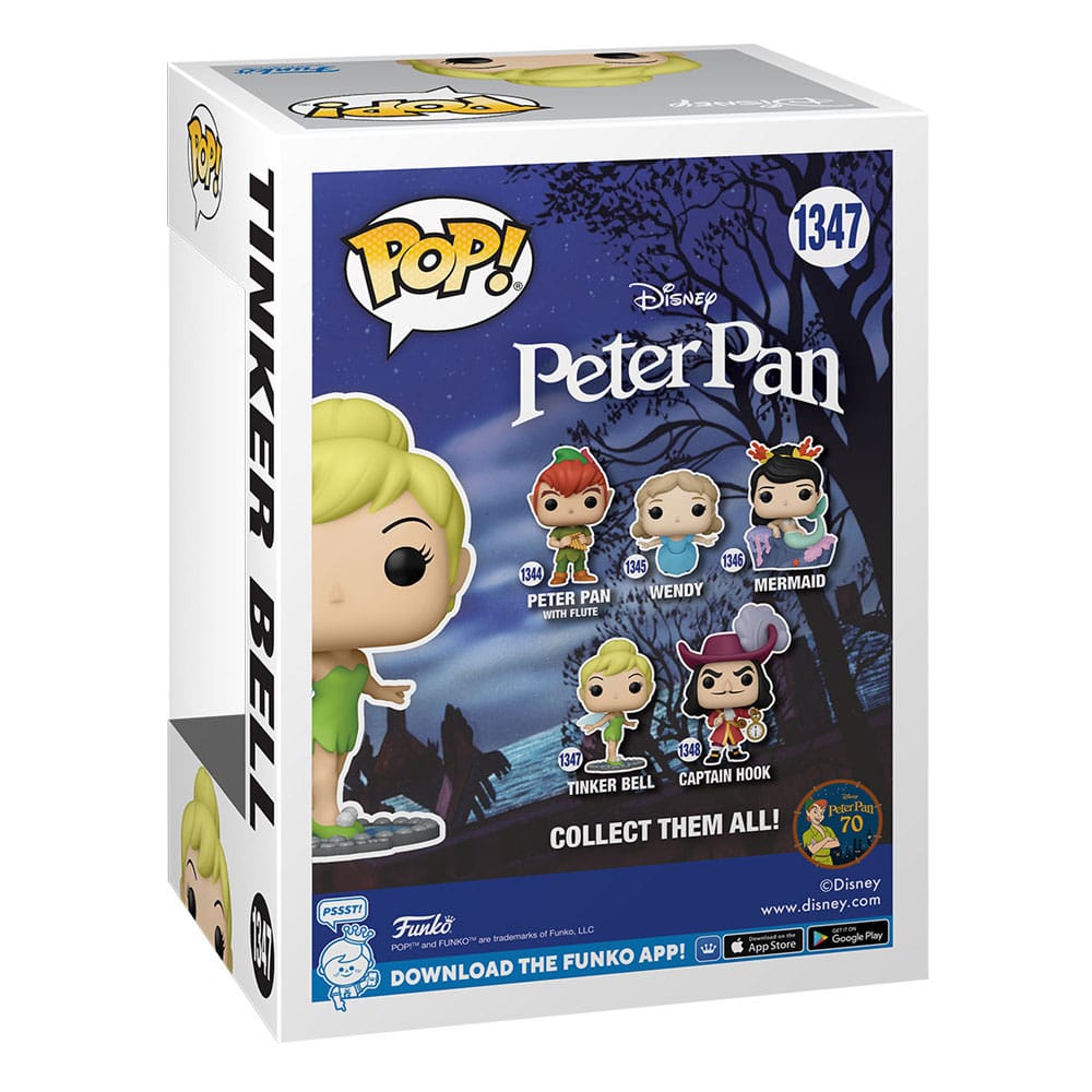 Peter Pan 70th Anniversary POP! Disney Vinyl Figure Tink on mirror 9 cm