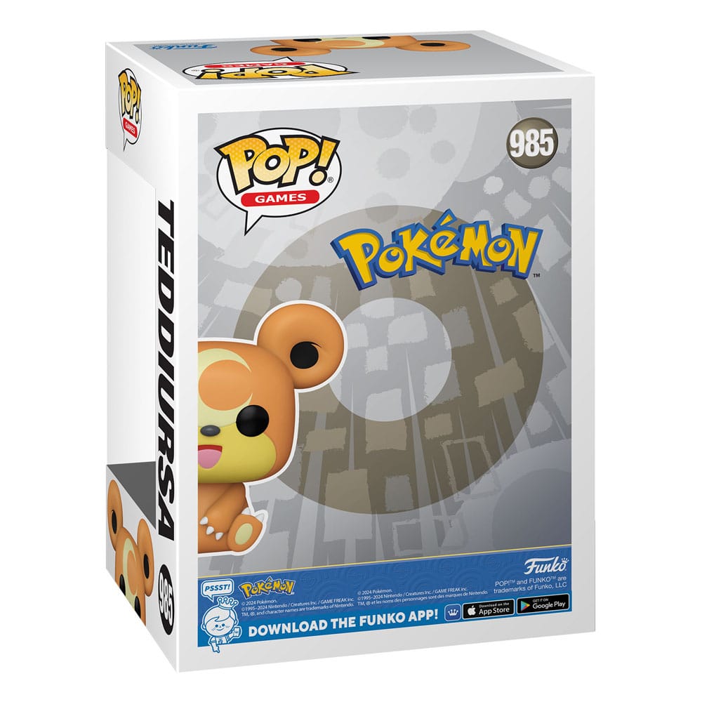 Pokémon POP! Games Vinyl Figure Teddiursa(EMEA) 9 cm