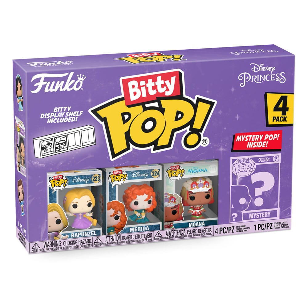 Disney Princesses Bitty POP! Vinyl Figure 4-Pack Rapunzel 2.5cm