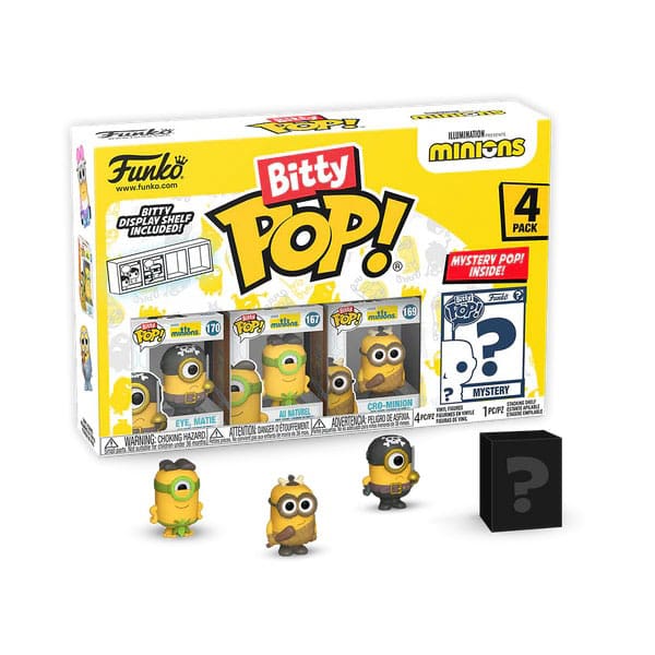 Minions Bitty POP! Vinyl Figure 4-Pack Eye Matie 2,5 cm