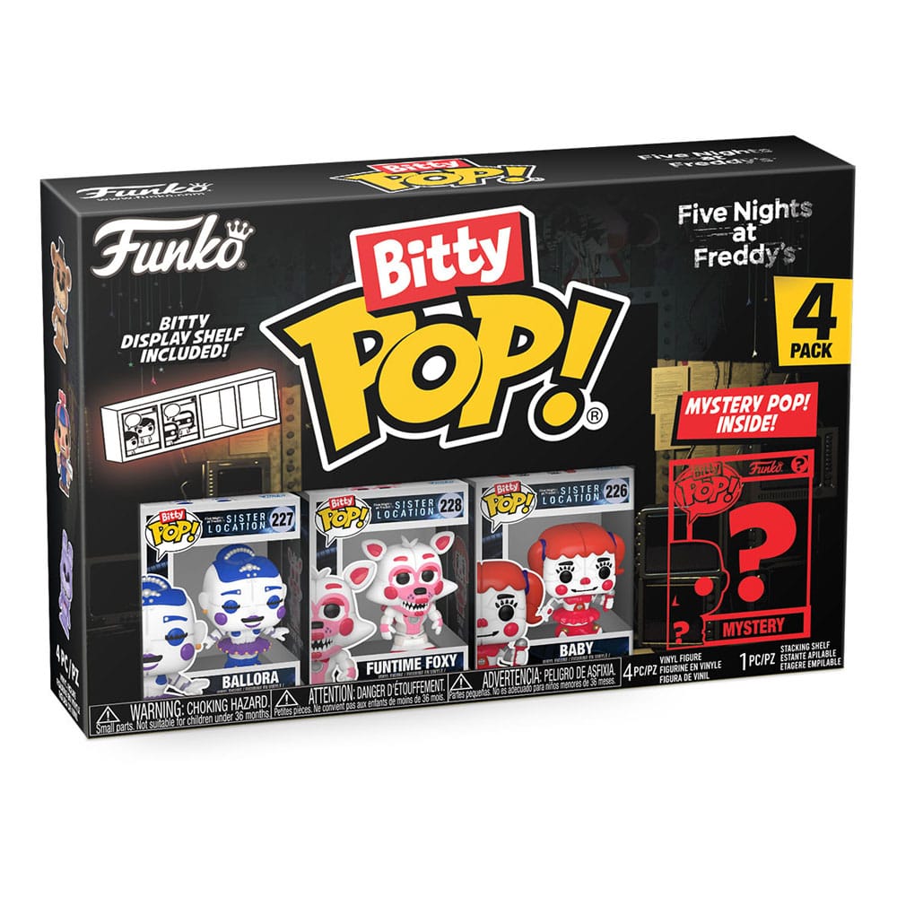 Five Nights at Freddy's Bitty POP! Vinyl Figure 4-Pack Ballora 2,5 cm