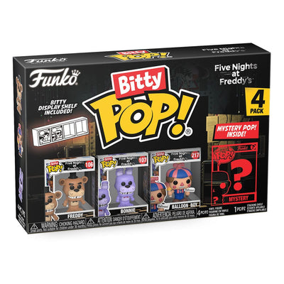 Five Nights at Freddy's Bitty POP! Vinyl Figure 4-Pack Freddy 2,5 cm