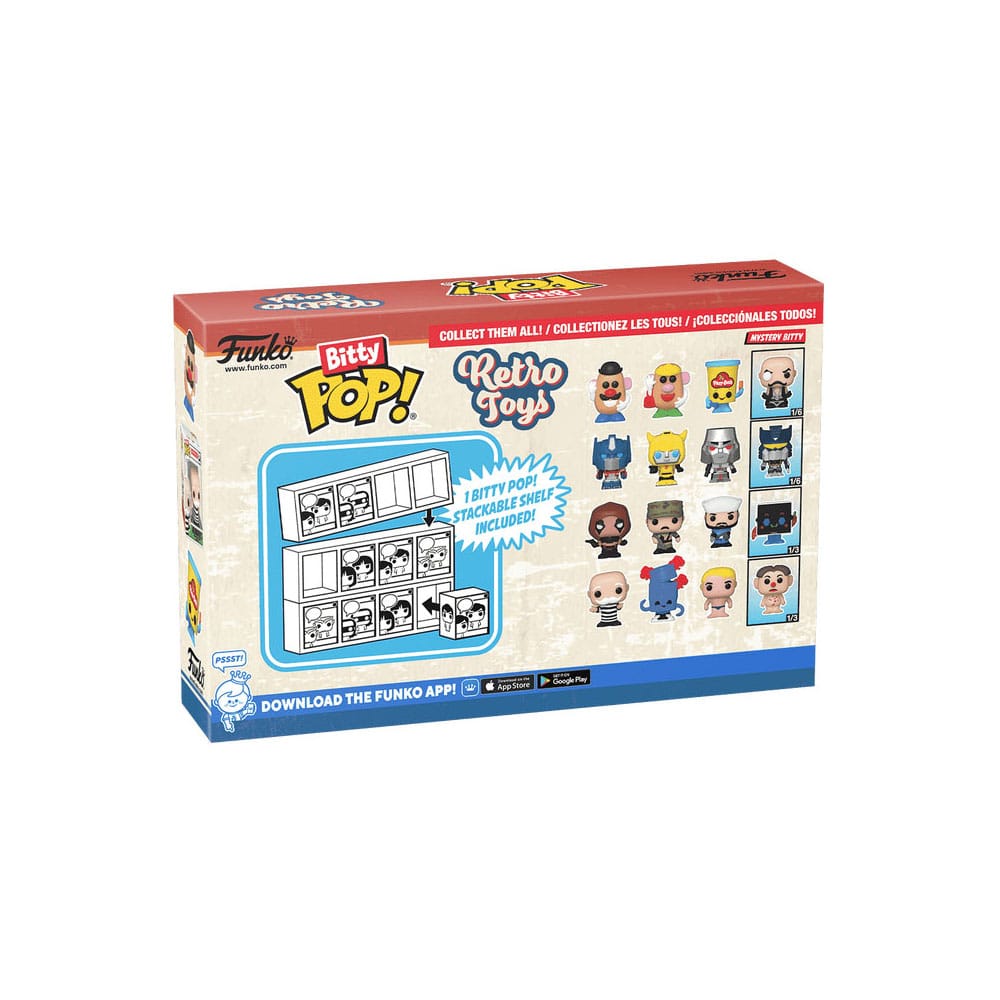 Retro Toys Bitty POP! Vinyl Figure 4-Pack GI Joe 2,5 cm