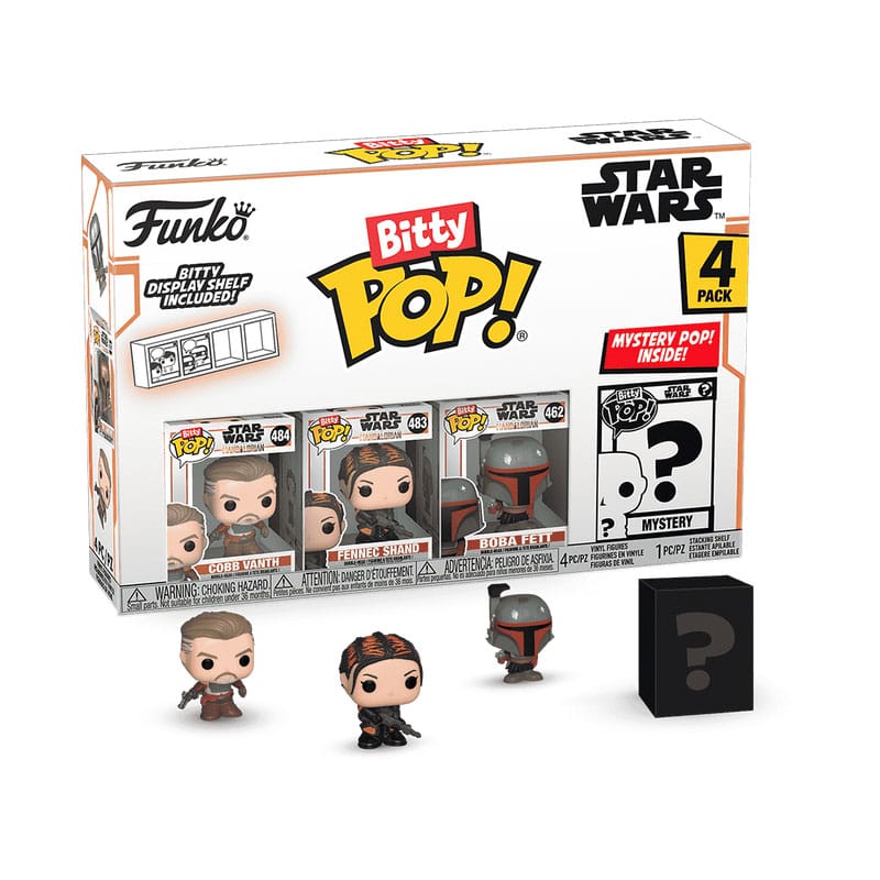 Star Wars: Mandalorian Bitty POP! Vinyl Figure 4-Pack Marshal 2.5 cm