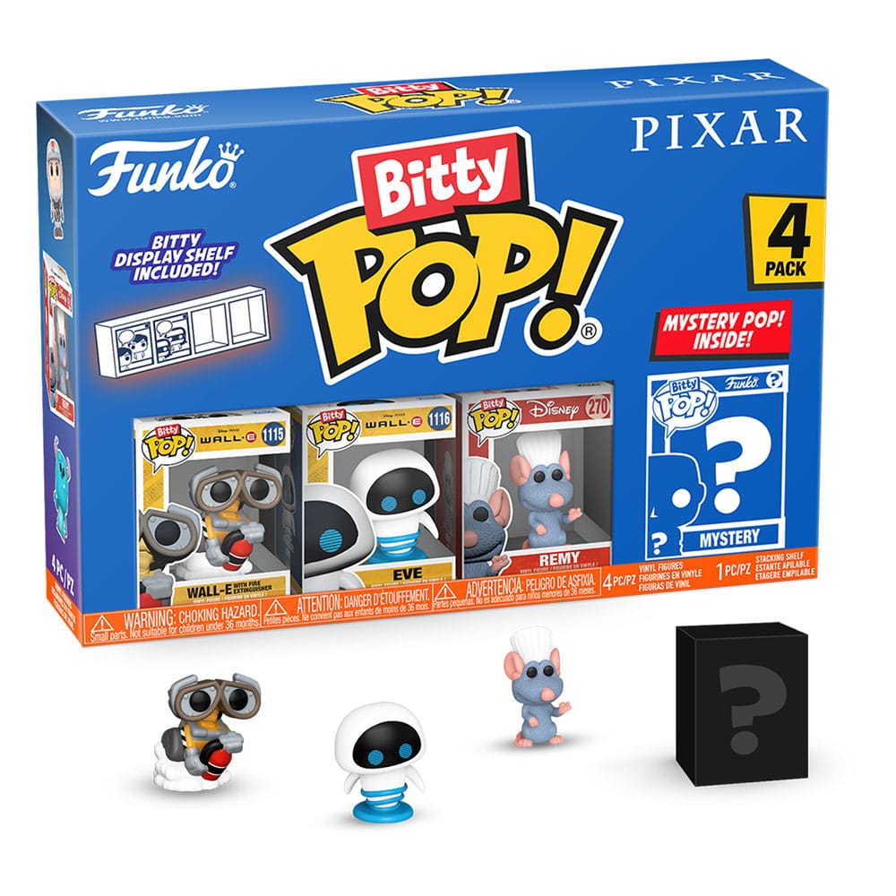 Pixar Bitty POP! Vinyl Figure 4-Pack Wall-E 2,5 cm