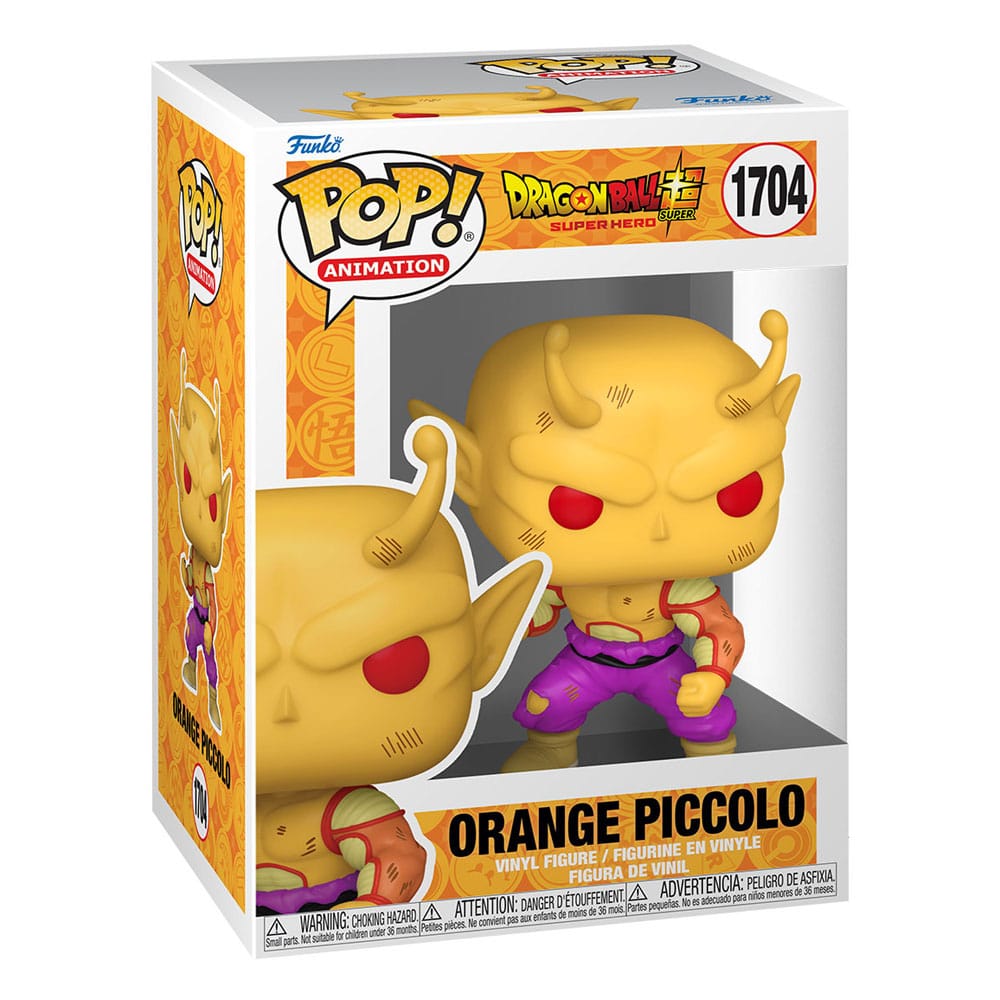 Dragon Ball Super: Super Hero POP! Animation Vinyl Figure Orange Small 9 cm