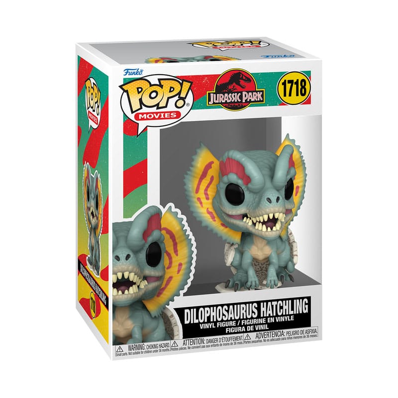 Jurassic Park Hatchling POP! Movies Vinyl Figure Dilophosaurus 9 cm