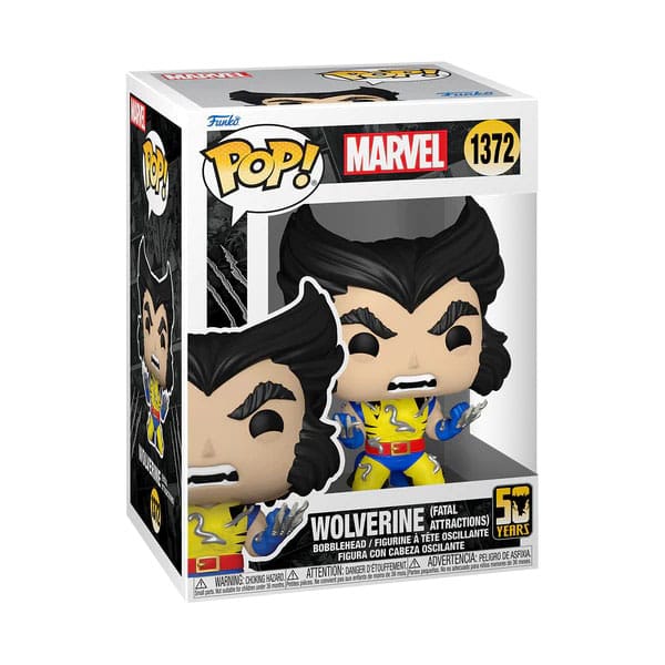 Marvel POP! Marvel Vinyl Figure Wolverine 50th - Ultimate Wolverine w/ Adamantium 9 cm