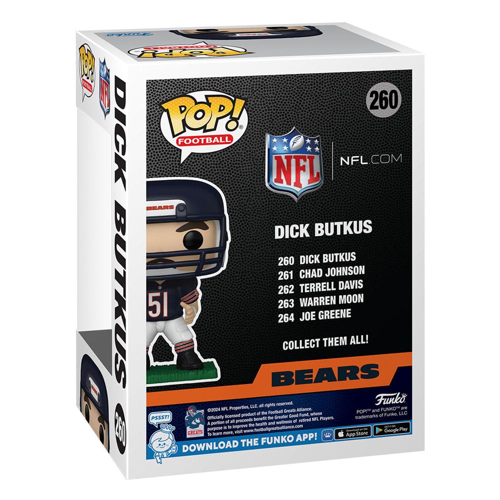 NFL: Legends POP! Sports Vinyl Figure Bears- Dick Butkus 9 cm