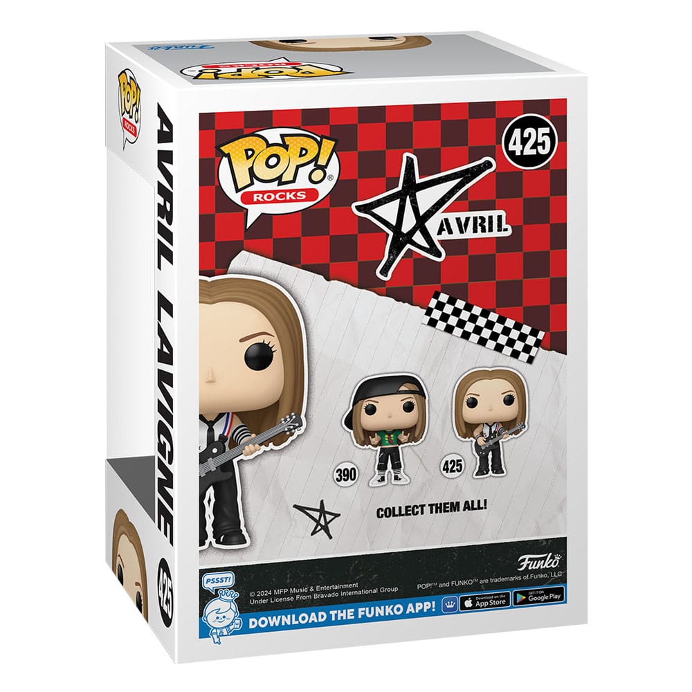 Avril Lavigne POP! Rocks Vinyl Figure Avril Lavigne(Complicated) 9 cm