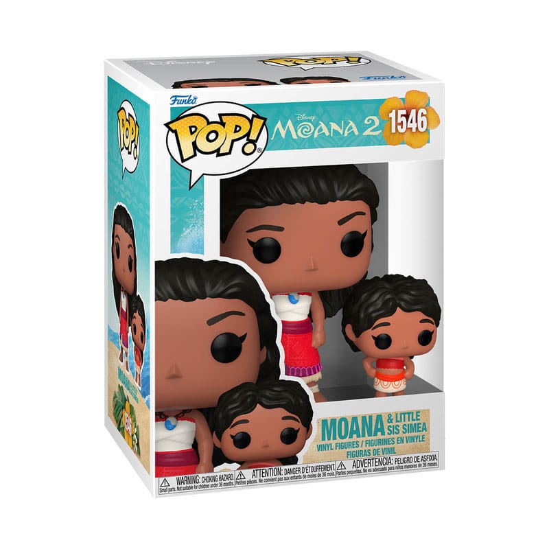 Moana 2 POP! &amp; Buddy Vinyl Figure Moana &amp; Little Sis 9cm 9cm