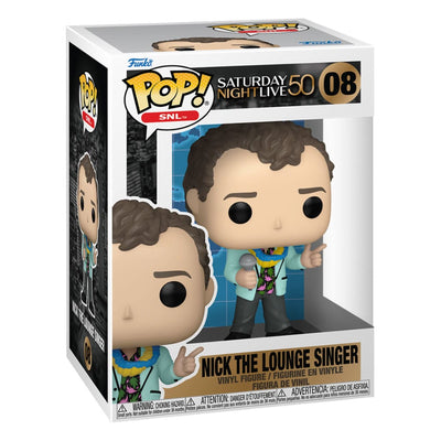 Saturday Night Live POP! Movies Vinyl Figure 50th Anniversary Nick the Lounge Singer 9 cm