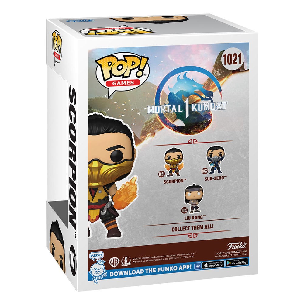 Mortal Kombat POP! Games Vinyl Figure Scorpion 9 cm